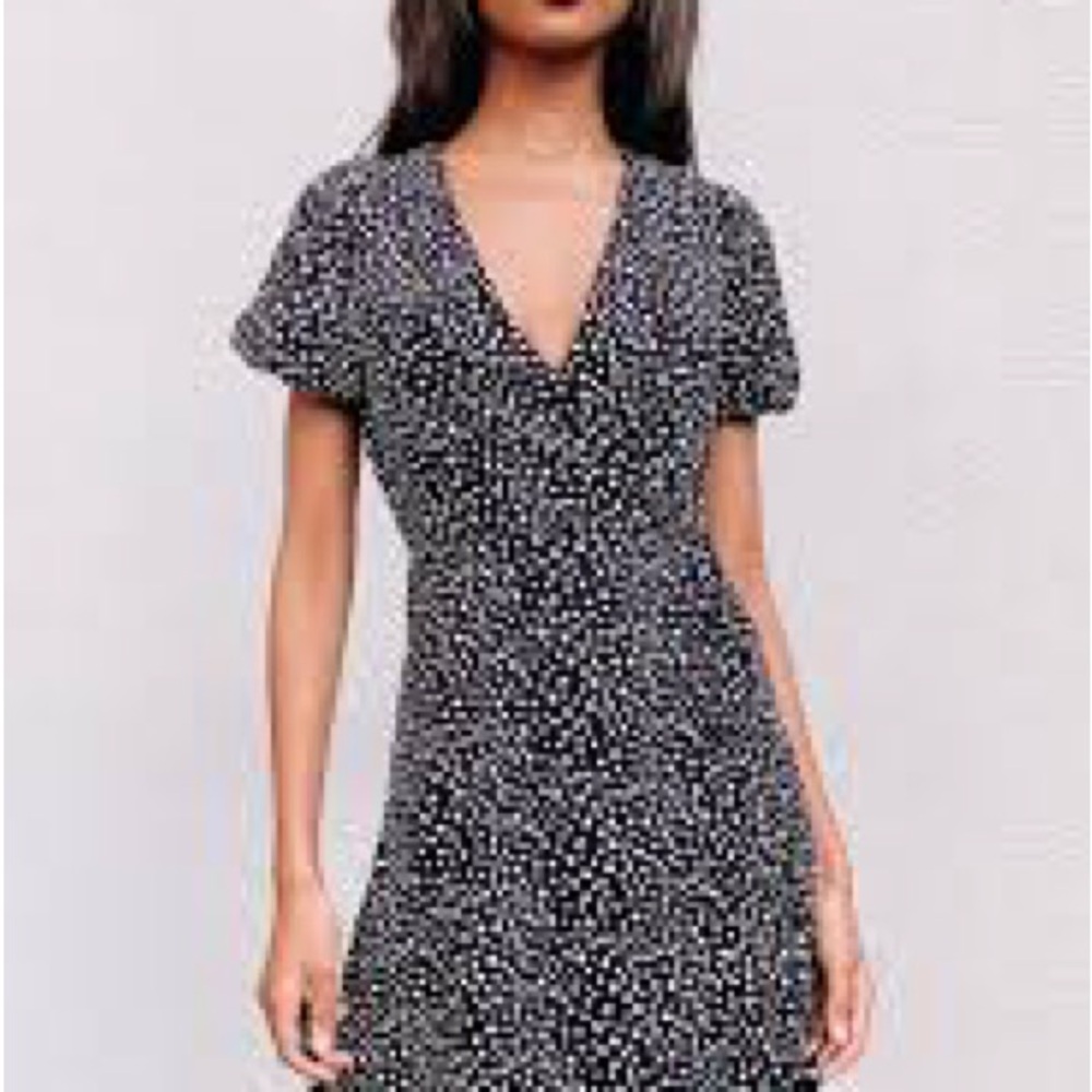 Black and White Polka Dot Dress